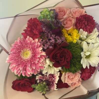 Garden Selection - Wrapped Bouquet