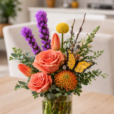 Butterfly Garden Bouquet by The Fabulous Flower Market