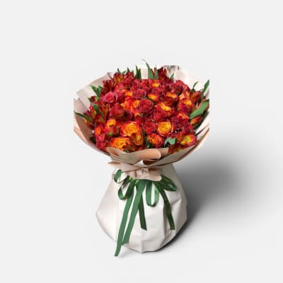 Crimson Fire Bouquet