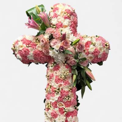 Pink Grace Cross
