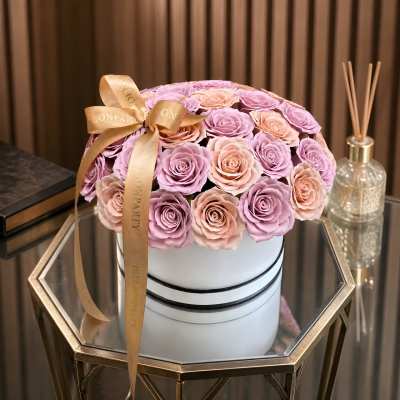 Toffee Dusty roses ( ARTIFICIAL soap roses )