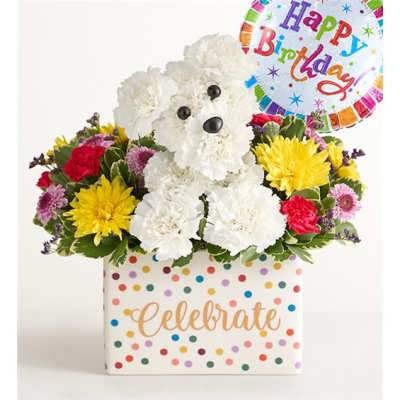 Flower Pup Bouquet