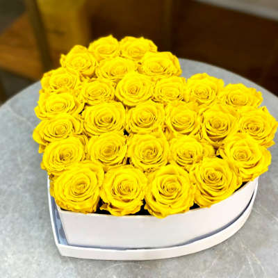 Yellow Heart Box