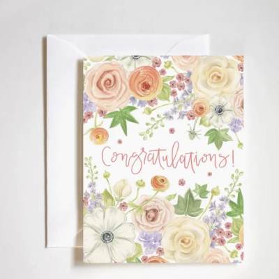 Floral Congratulations Card