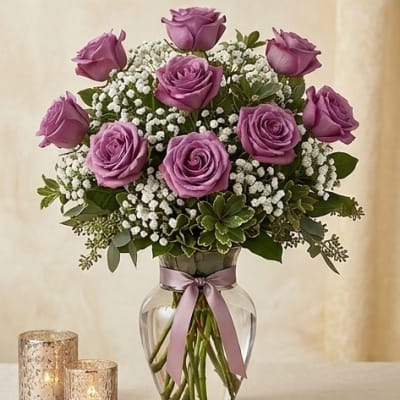 PURPLE ROSES