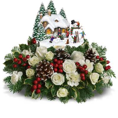 Thomas Kinkade's Snow Time by Teleflora