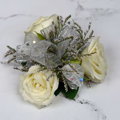 Opal 3 Rose Wrist Corsage