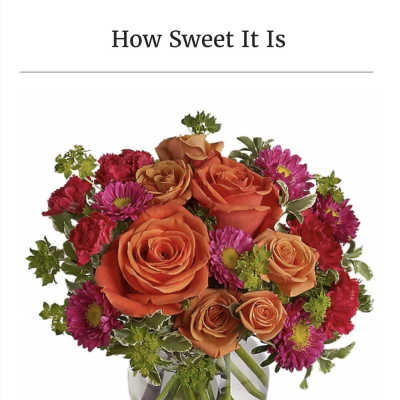 How sweet it is