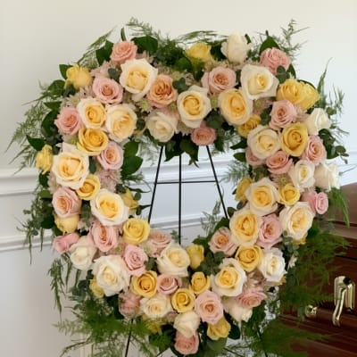 Sweet Remembrance Heart Wreath