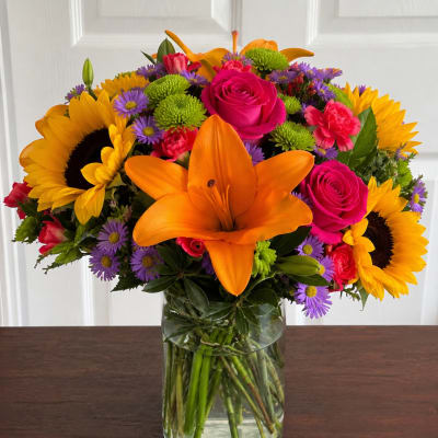 Brightness and Blooms by Petal Perfection Flower Company