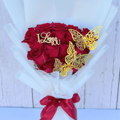 Small Bouquet 12 Red Roses