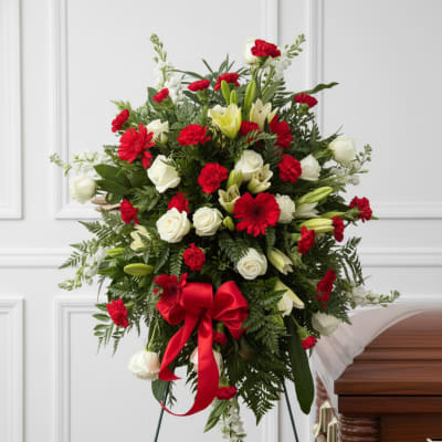 Sacred Heart Standing Spray