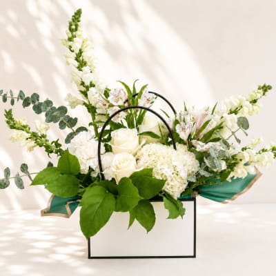 Diana’s Virgin Radiance - Luxury Bag Arrangement