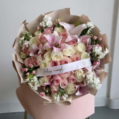 Blush Luxe 50 Rose Bouquet