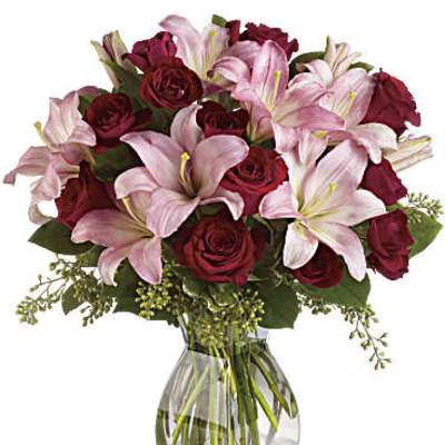 Lavish Love Bouquet with Long Stemmed Red Roses