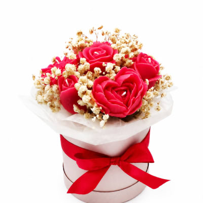 Everlasting Rose Candle Bouquet