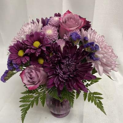 Blooms in Purple