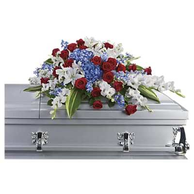 Distinguished Service Casket Spray
