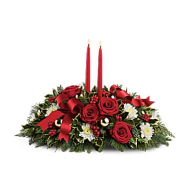 Holiday Shimmer Centerpiece