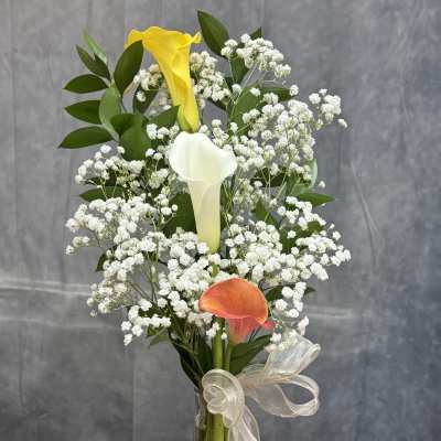 Mix Calla Lily Bud Vase