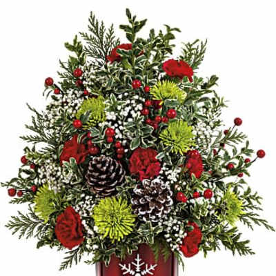 Teleflora's Festive Snowflake Tree