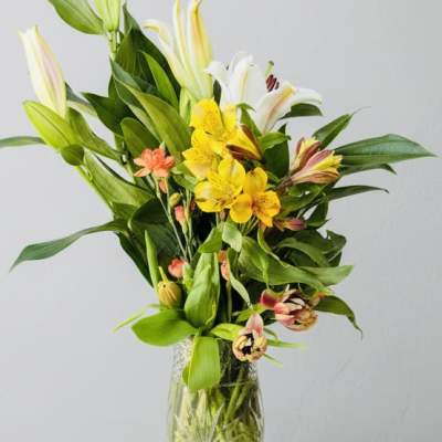 Alstroemerias and Lilies