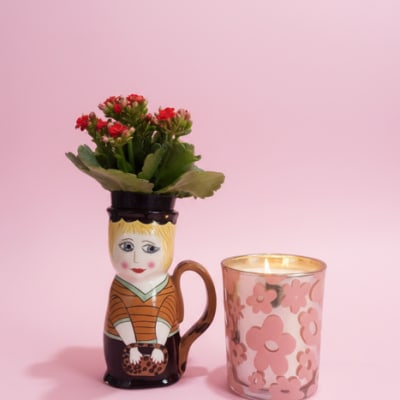 Custom Mug, candle and succulent bundle (*each one is uniquely designed so not going to be same as pictured.)
