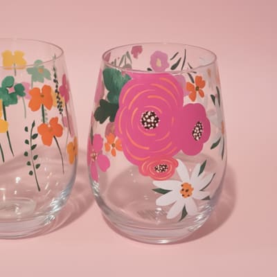 stemless floral w/ calendiva plant