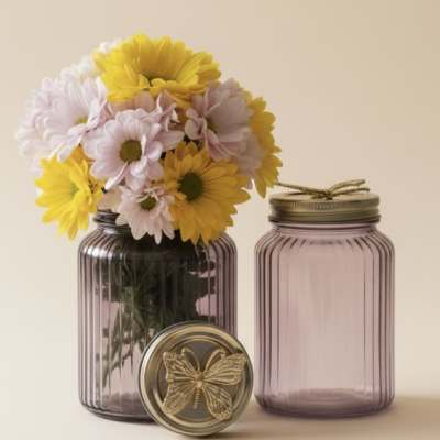 Butterfly Daisy Gift jar set