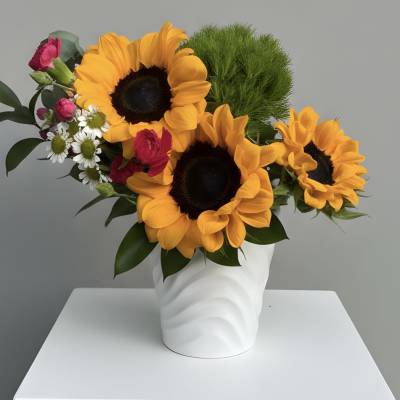 Whimsical Sunflowers
