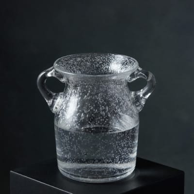 Blown glass gift vase (*comes with wildflowers)