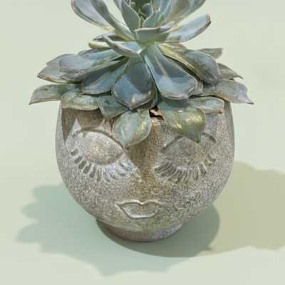 Succulent woman