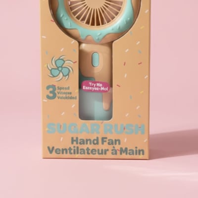 Donut hand fan (novelty gift electric hand fan)