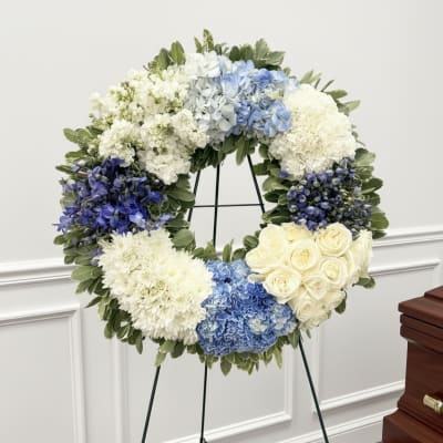 Tranquil Skies Wreath