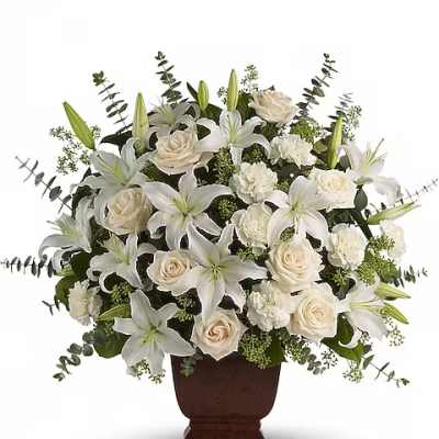 Teleflora's Loving Lilies and Roses Bouquet