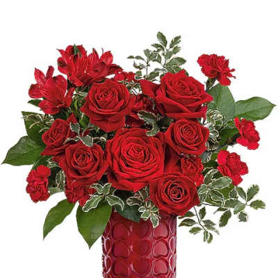 Teleflora's Radiant Hearts Bouquet
