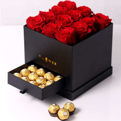 Box and chocolate