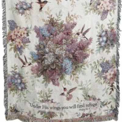 Whisper Wings Tapestry Throw