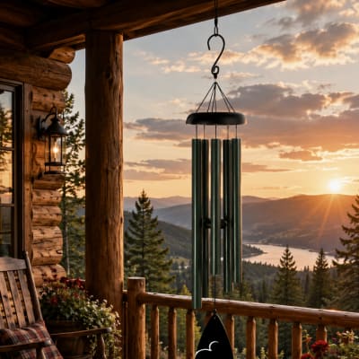 Forest Green Fleck 36" Windchime 60202