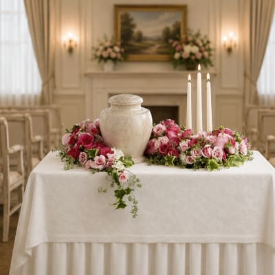 Sacred Solace Urn Arrangment