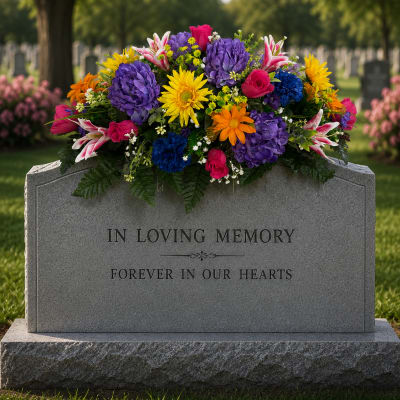 Memories Garden Memorial Saddle