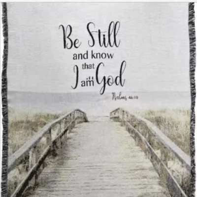 Be Still Woven Throw