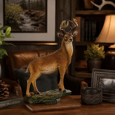 Majestic Woodlands 8.5” Deer Figurine