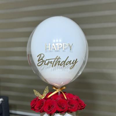 White Birthday Box