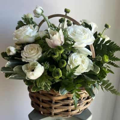 Audrey Basket -- Custom Floral Basket
