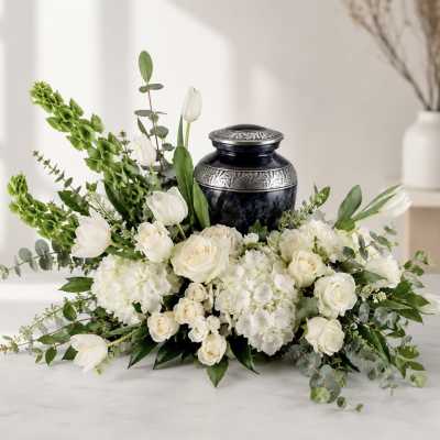 Cremation Wreath/WHITE