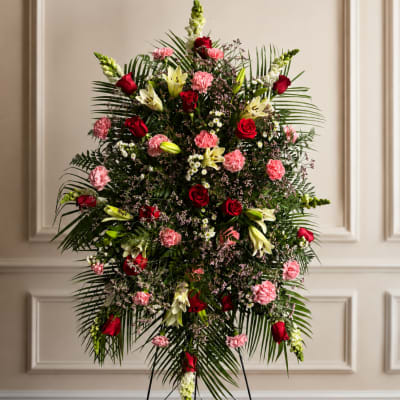 Red White and Pink Easel