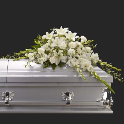 Bountiful Memories Casket Spray