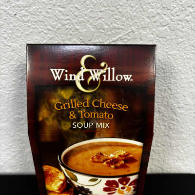 Box of Wind & Willow grilled cheese and tomato soup mix