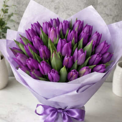 Lavender Dream Tulip Bouquet